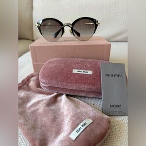 Miu Miu Black Sunglasses